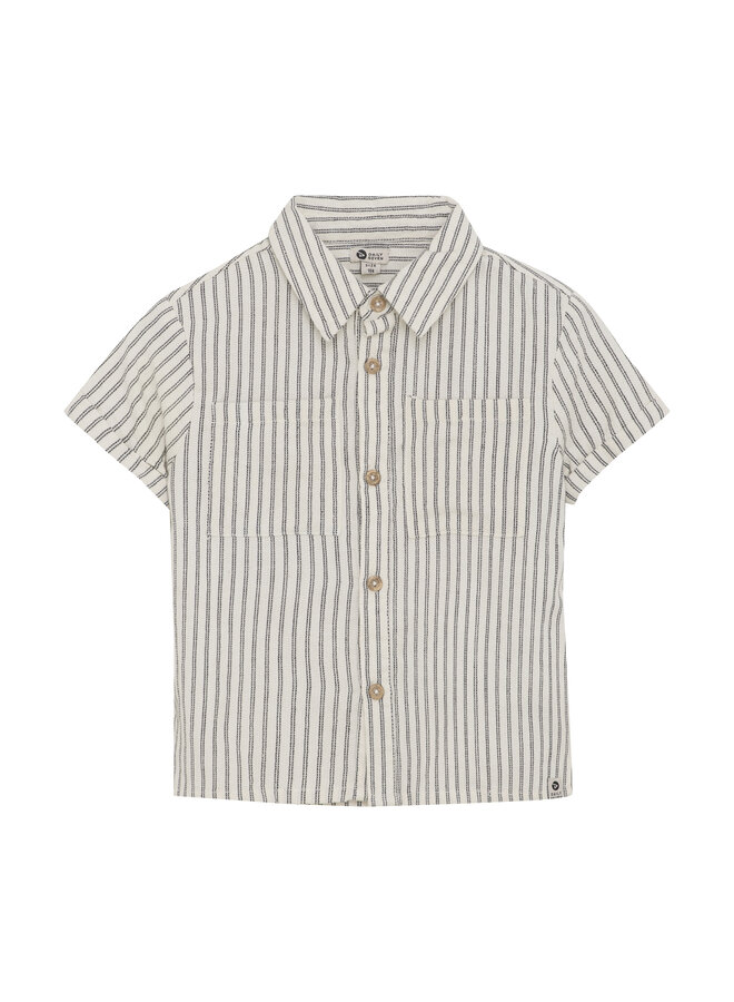 Shirt small stripe - Sandshell