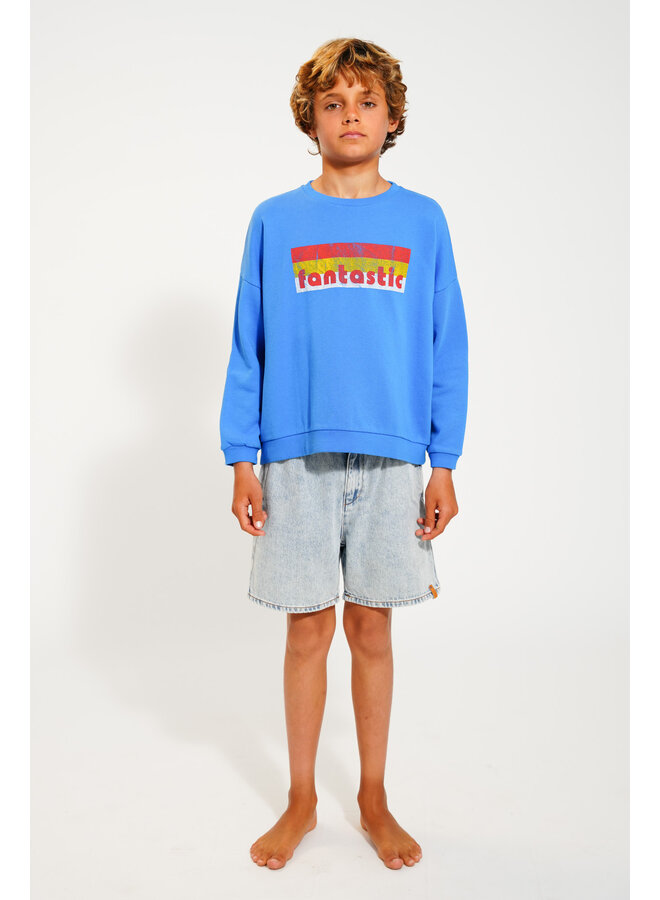 Piupiuchick - Boy shorts - Washed blue denim