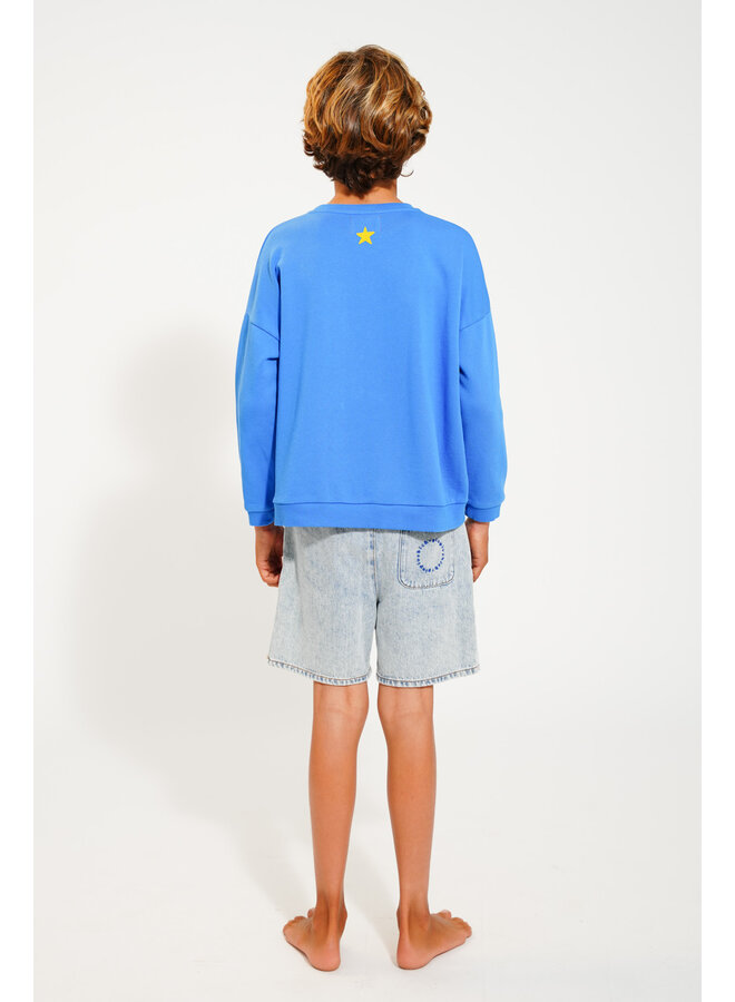 Piupiuchick - Boy shorts - Washed blue denim