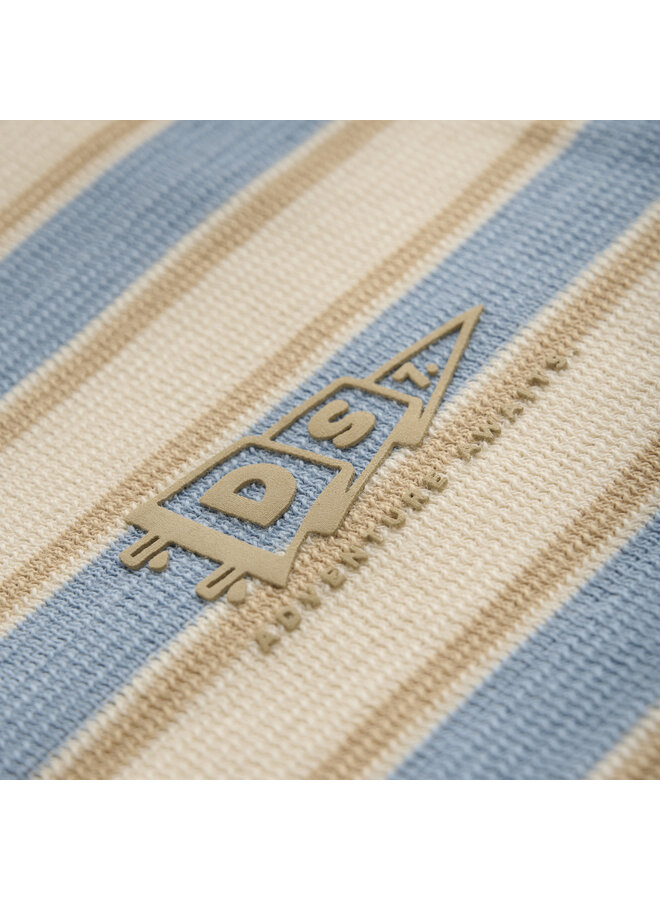 Daily7 - T-shirt stripe - Ashley blue