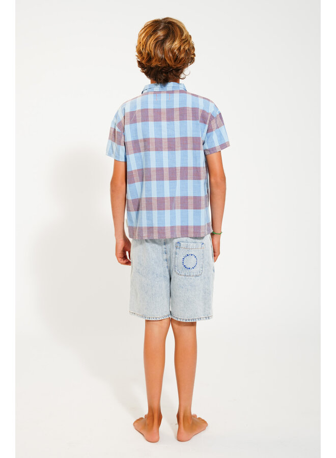 Piupiuchick - Hawaiian shirt - Blue checkered