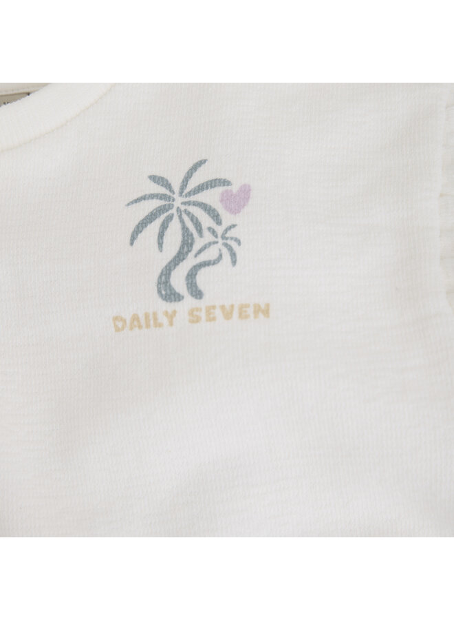 Daily7 - T-shirt backprint 930087 - Cloud