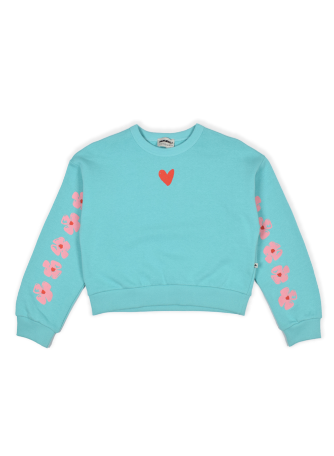 Ammehoela - Yara.02 sweater - Pool blue