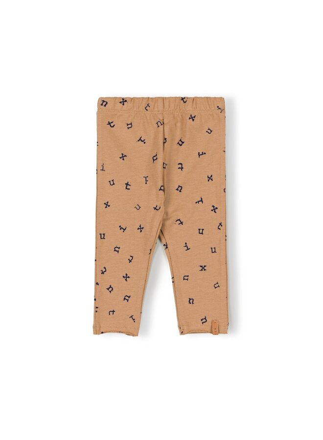 Stamp legging - Biscuit