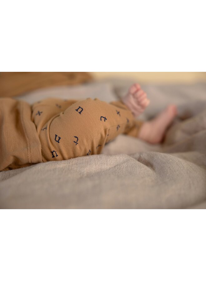 Nixnut - Stamp legging - Biscuit