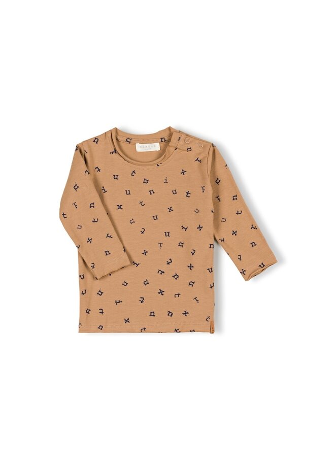Nixnut - Stamp longsleeve - Biscuit