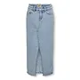 Kids Only - Siri front slit skirt dnm - Light blue denim