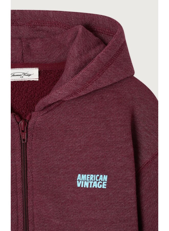 American Vintage - Doven sweats - Bordeaux surteint