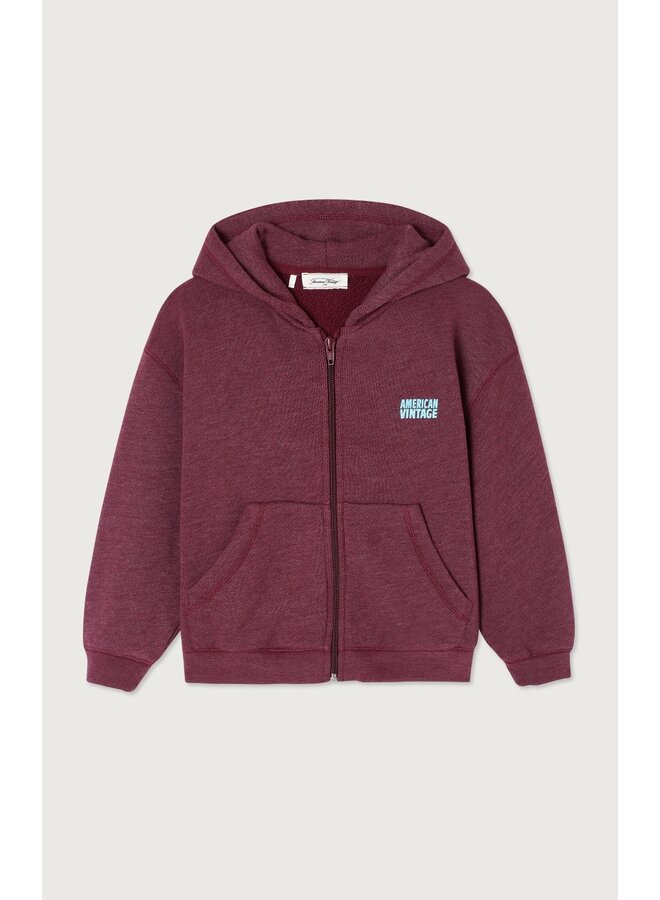 American Vintage - Doven sweats - Bordeaux surteint