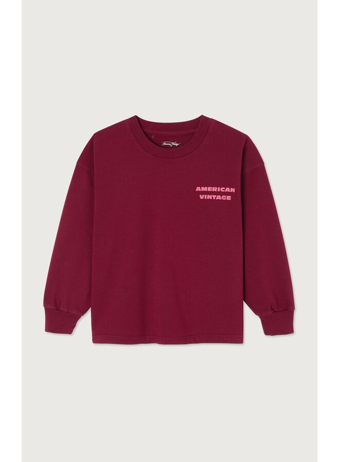 American Vintage - Fizvalley t-shirt - Bordeaux vintage