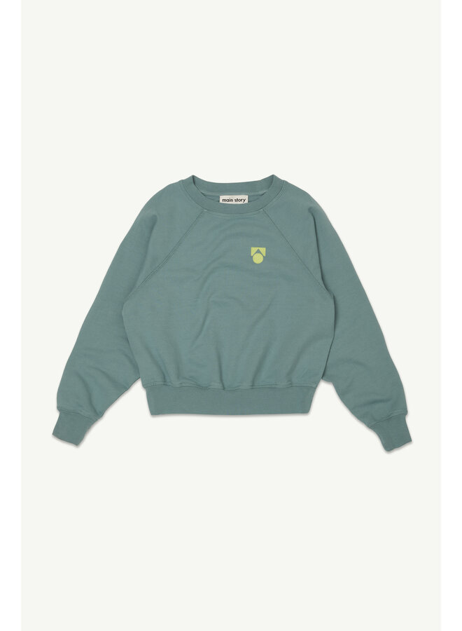 Main Story - Raglan sweatshirt - Smoke blue