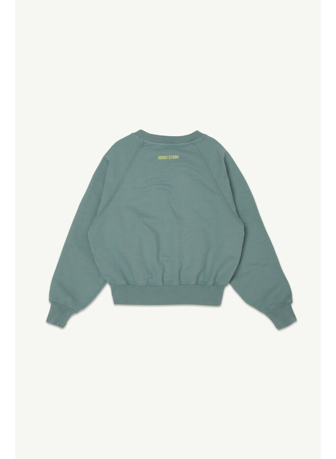 Main Story - Raglan sweatshirt - Smoke blue