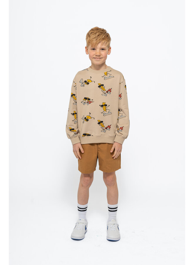 The New - Narfa sweatshirt - Feather gray AOP