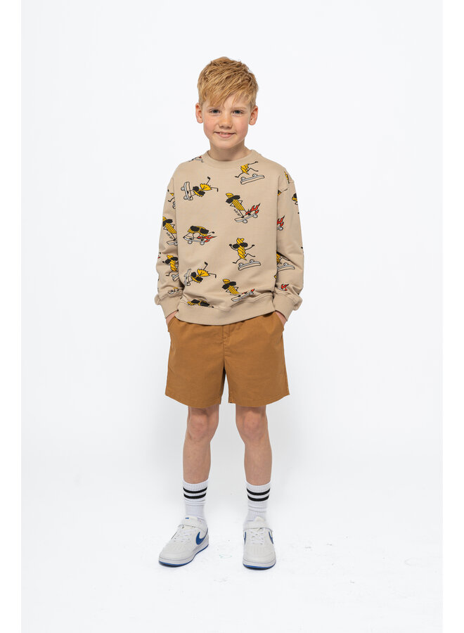 The New - Narfa sweatshirt - Feather gray AOP