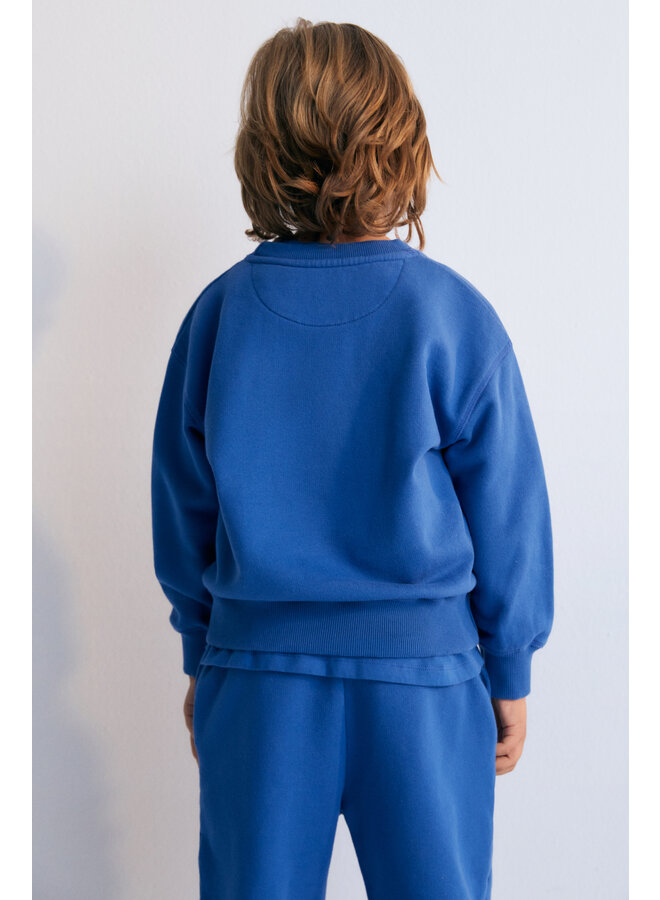 The New Society - Mykonos sweatshirt - Cobalto
