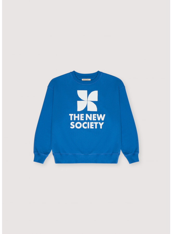 The New Society - Mykonos sweatshirt - Cobalto