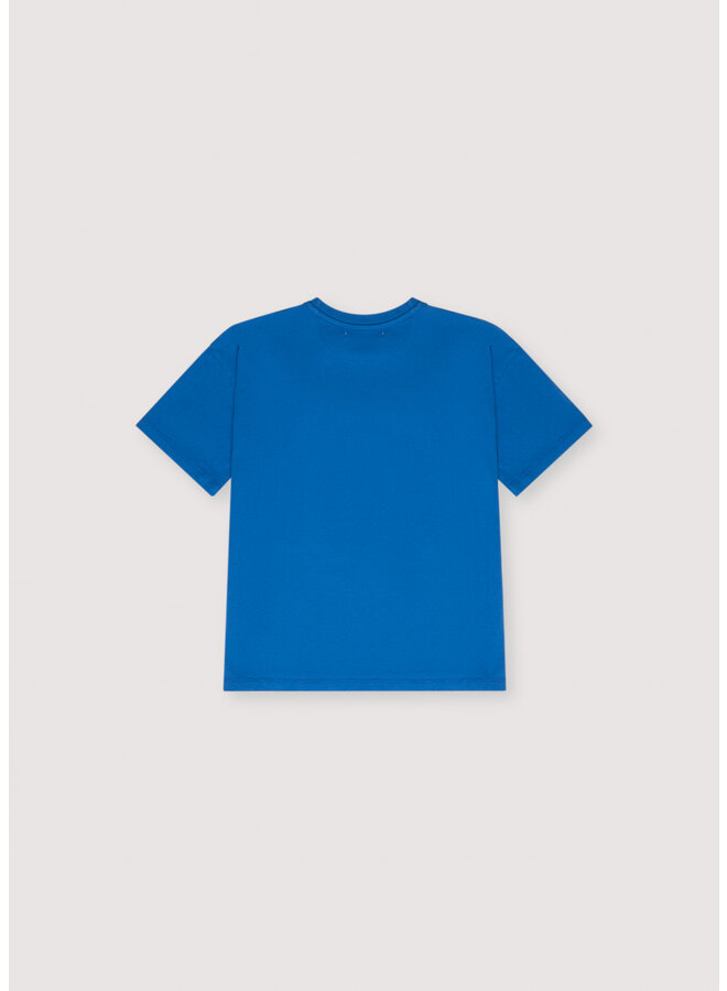 The New Society - Mykonos t-shirt - Cobalto