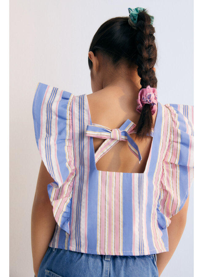 The New Society - Chara blouse - Hibiscus