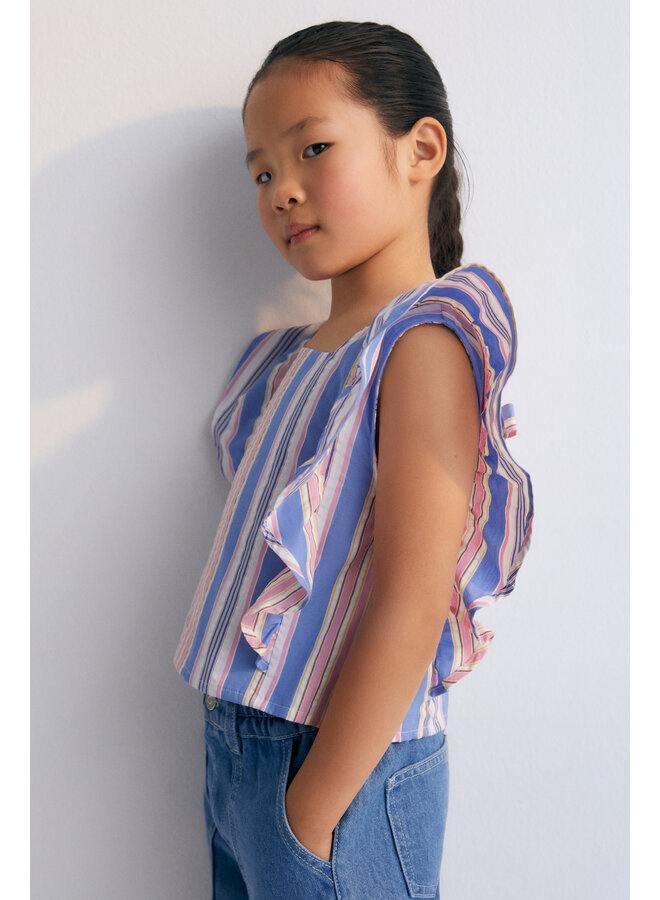 The New Society - Chara blouse - Hibiscus