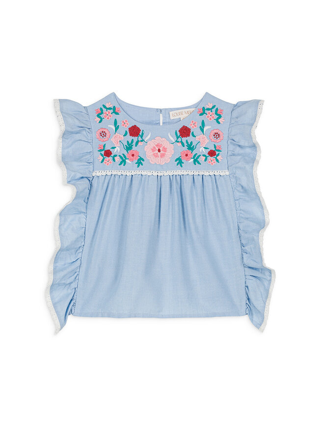 Blouse Mala - Light blue