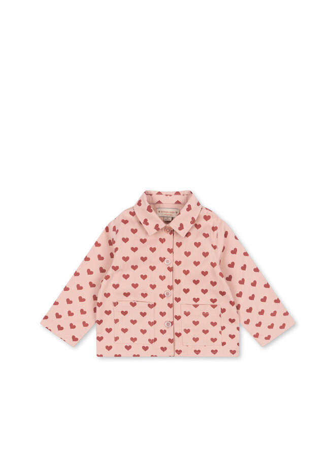 Konges Sløjd - Fen shirt jacket - Amour rouge