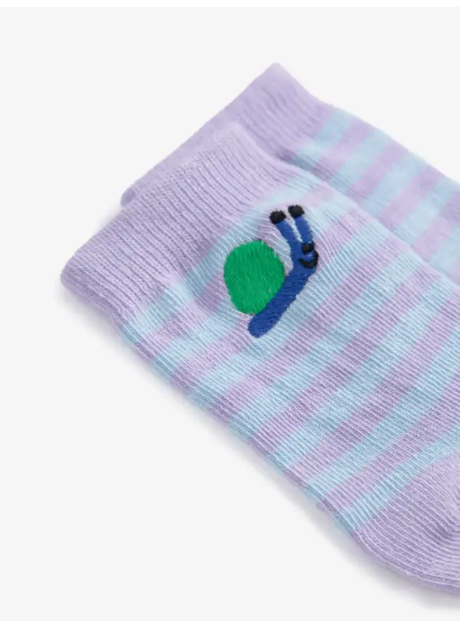 Bobo Choses - Funny snail short socks – Lavender