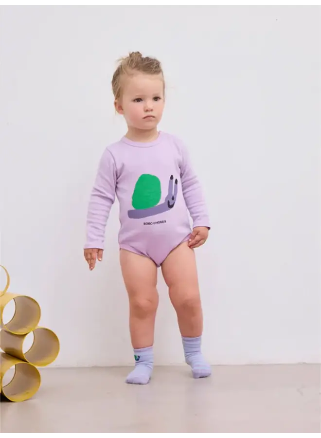 Bobo Choses - Funny snail short socks – Lavender
