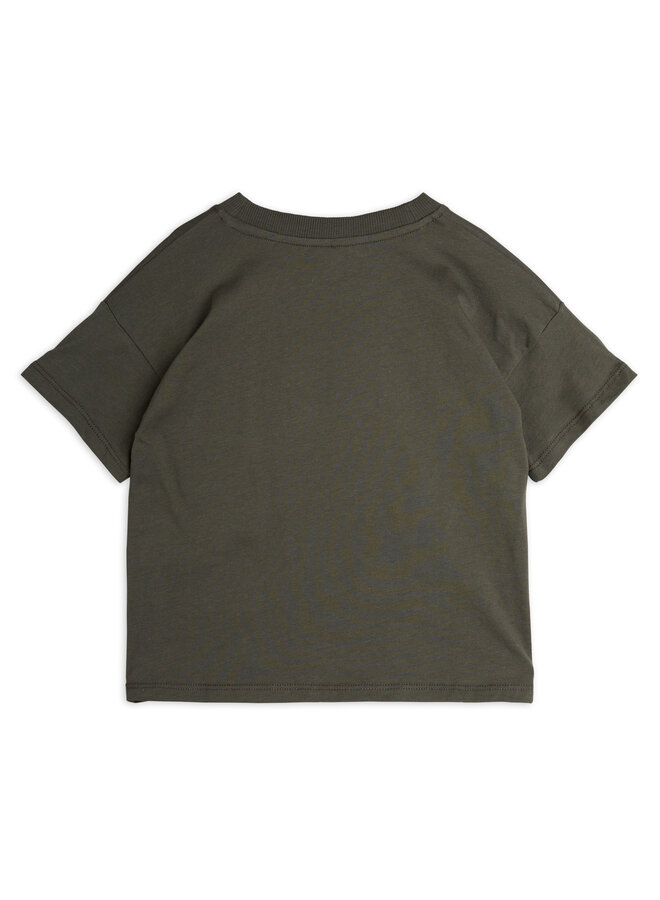 Mini Rodini - Arrowed heart emb ss tee - Black