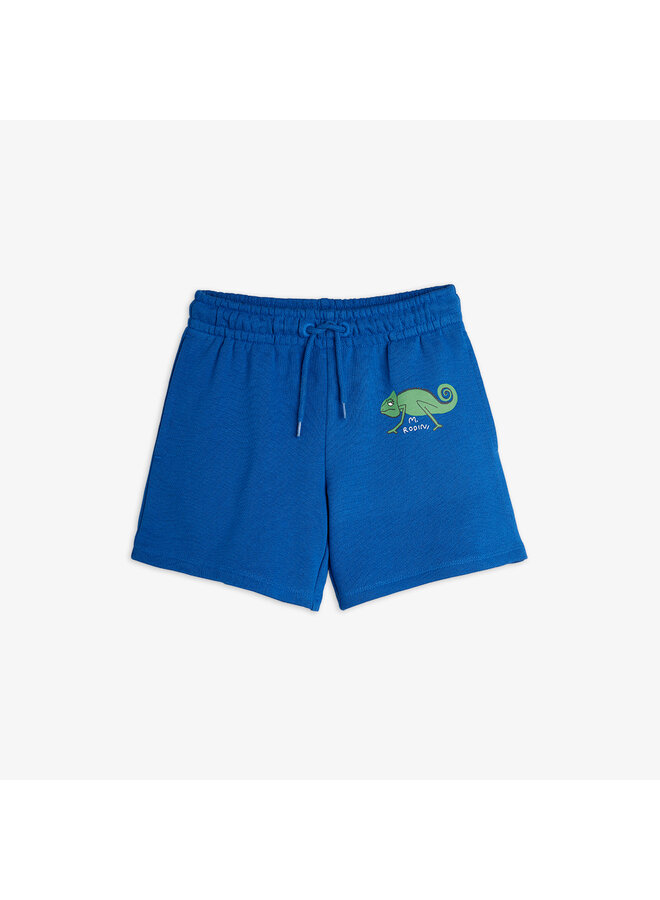 Mini Rodini - Lizard sp sweatshorts - Blue