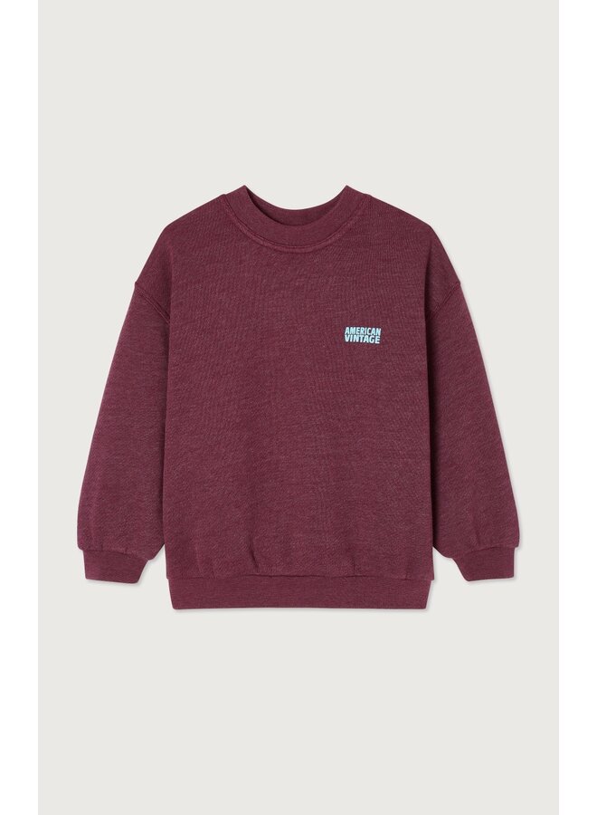 Doven sweater - Bordeaux surteint