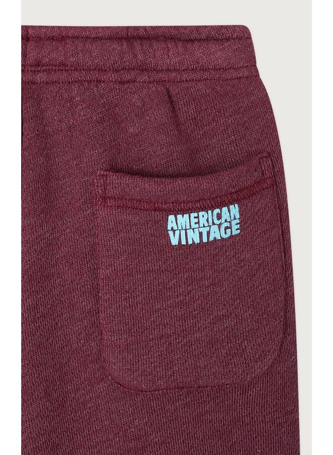 American Vintage - Doven joggings - Bordeaux surteint