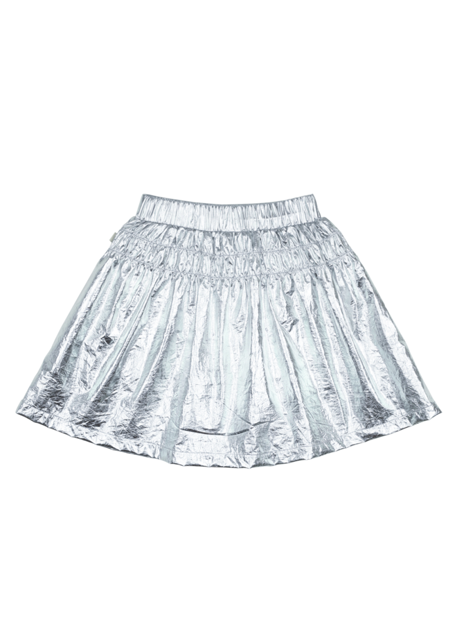Jelly Mellow - Shirring short leggings skirt - Silver