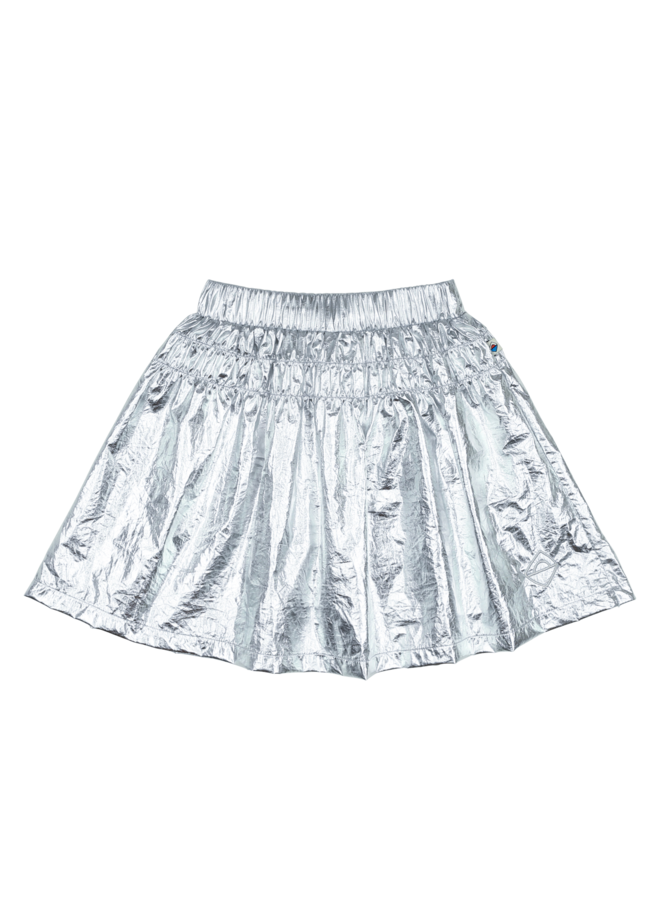 Jelly Mellow - Shirring short leggings skirt - Silver