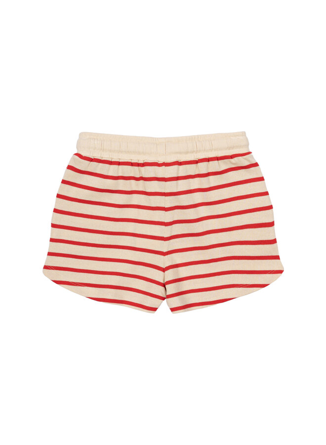 The New - Nil shorts - Poppy red striped