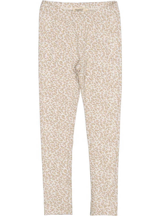 MarMar Copenhagen - Leo leg pants - Beige leo