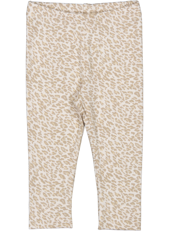 MarMar Copenhagen - Leo leg pants - Beige leo
