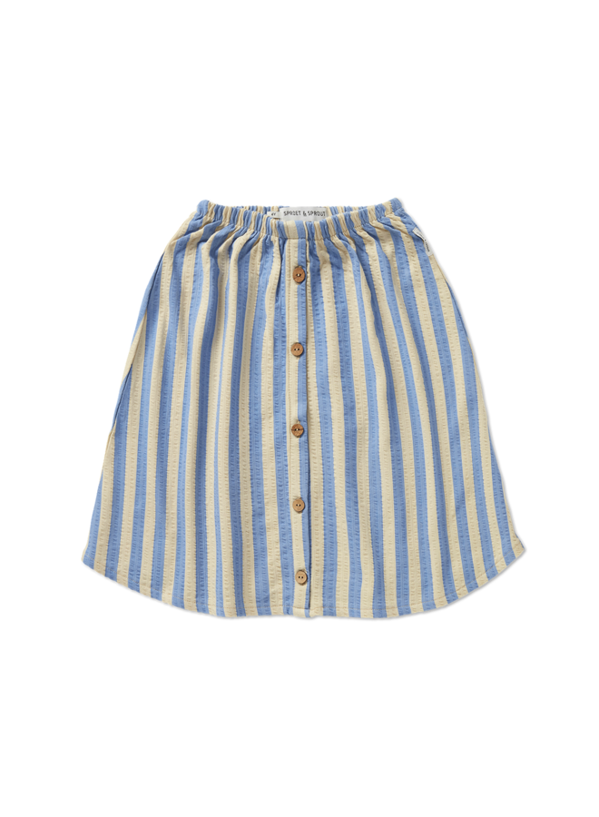 Sproet & Sprout - Midi skirt stripes - Sesame