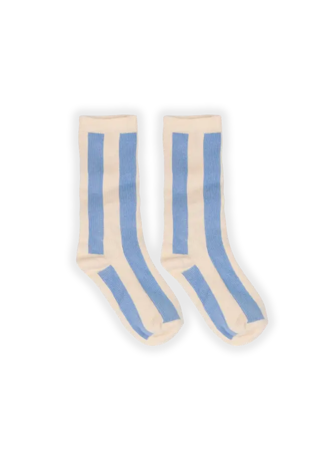 Sproet & Sprout - Socks stripes - Breezy blue