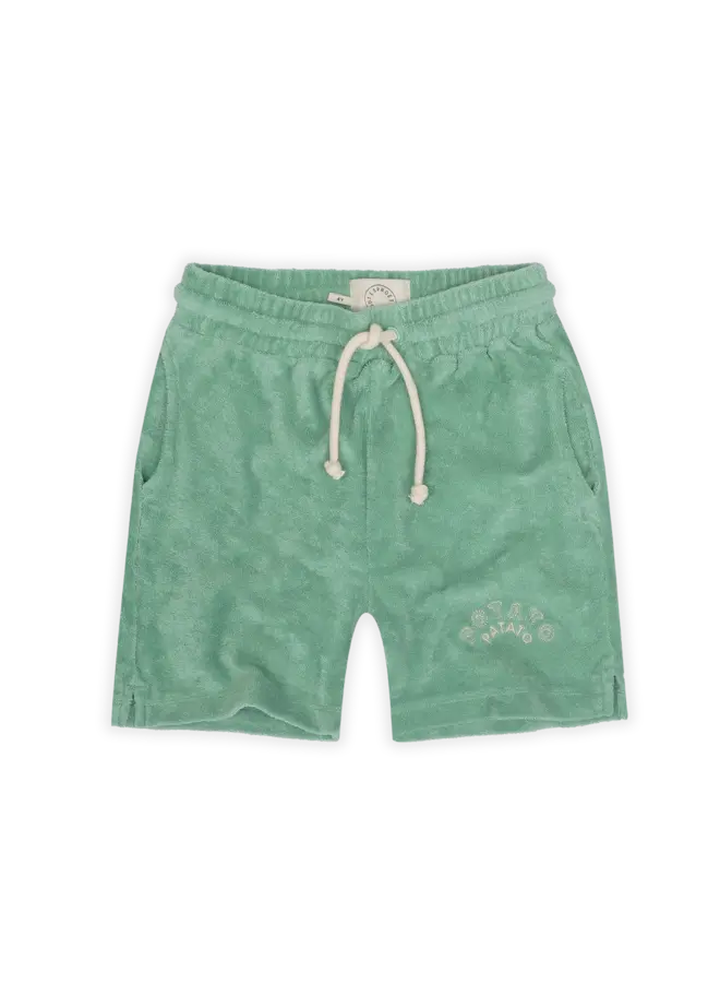 Sproet & Sprout - Terry bermuda shorts - Botanical green