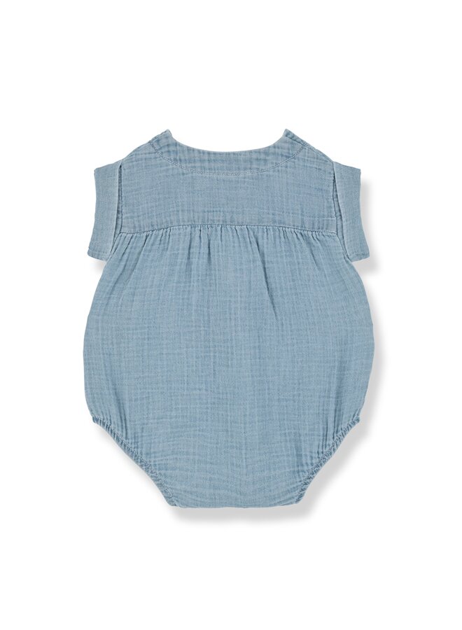 1+ in the family - Carlo romper - Denim