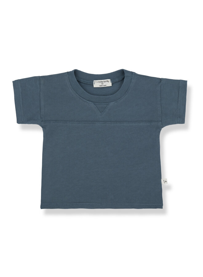 1+ in the family - Ximo s.sleeve t-shirt - Petroleum