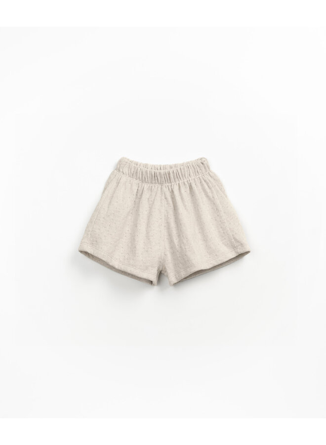 Play Up - KIDS - Embellished jersey shorts - Grés