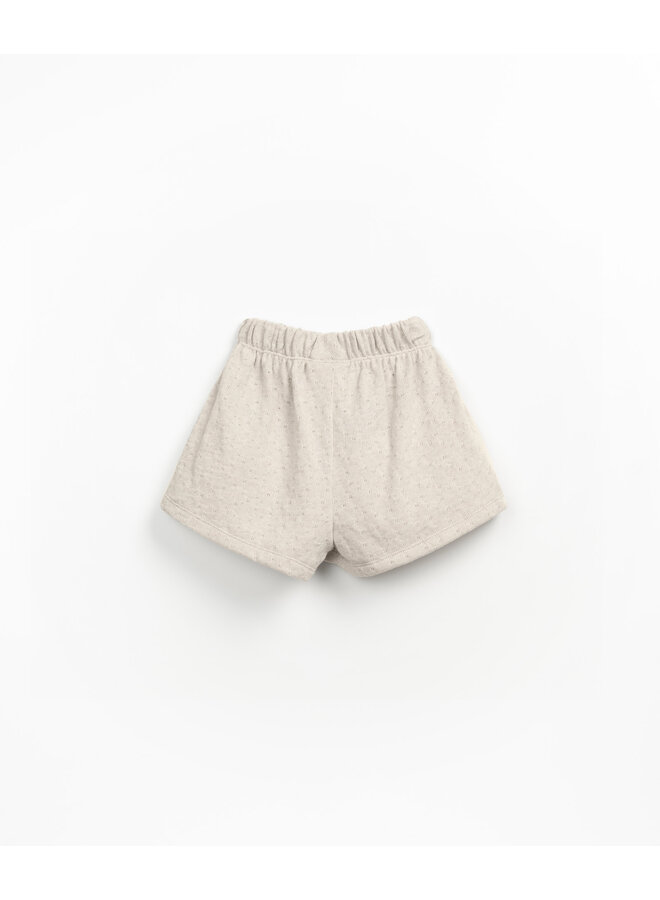 Play Up - KIDS - Embellished jersey shorts - Grés