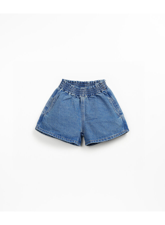 Play Up - KIDS - Denim shorts PA04 - Denim
