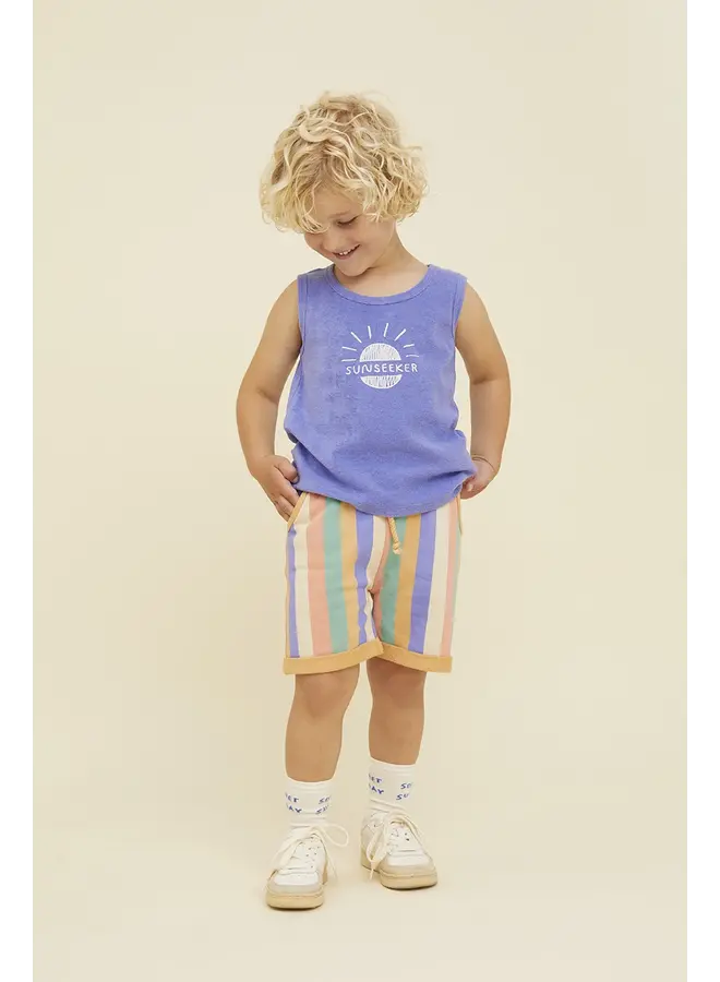 Sproet & Sprout - Shorts multi colour stripes - Nectarine
