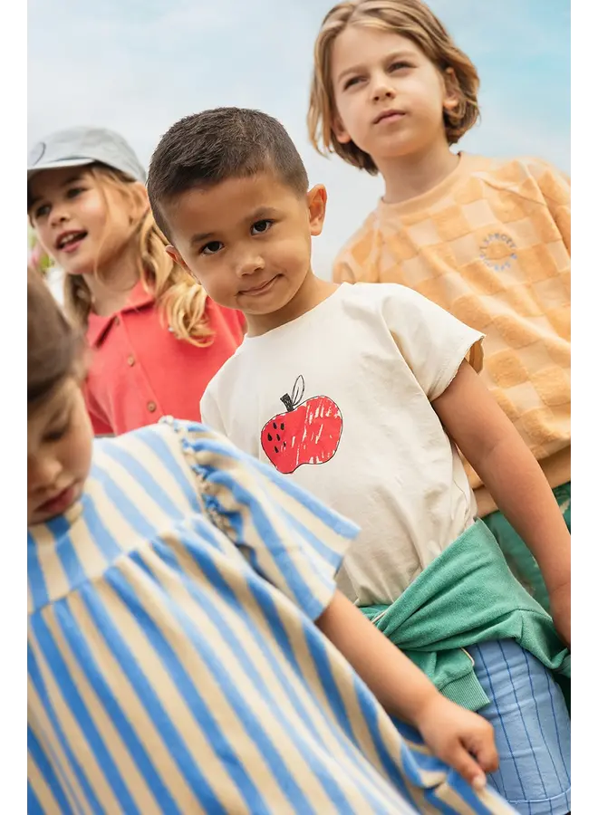 Sproet & Sprout - Raglan sweatshirt terry blocks - Nectarine