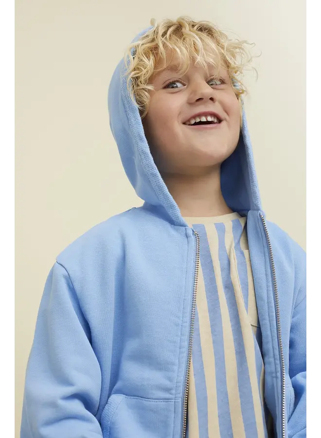 Sproet & Sprout - Hooded cardigan sproet - Breezy blue