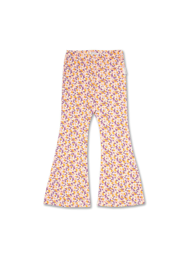 Bowie flared pants - Mini ditsy AOP