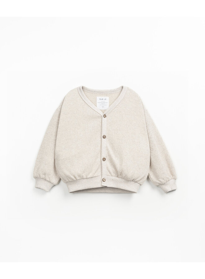 Play Up - KIDS - Jersey cardigan - Grés