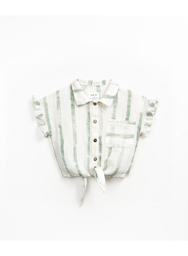 Play Up - KIDS - Printed woven tunic - Grés risca verde